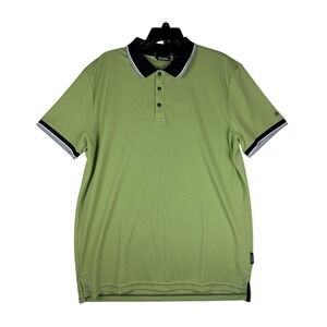 Abacus Linden Drycool Golf Polo‎ Shirt Mens Medium Green Short Sleeve NWT